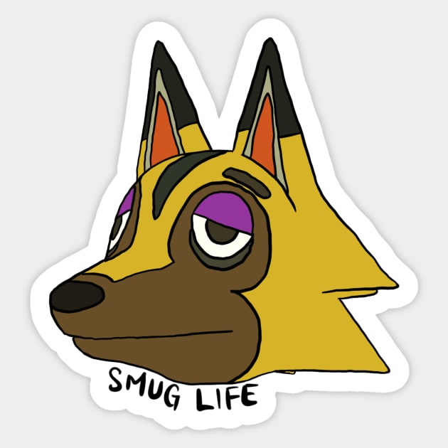 Smug Life Kyle Sticker by JennaCreates